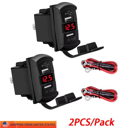 2pc dual usb car charger - dual,