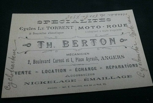 Ancienne carte etablissement - ancienne,
