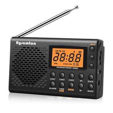 Radio Récepteur portable À ondes courtes Ondes courtes AM/FM/SW/WB Avec Alertes