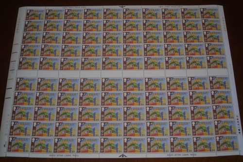 Sheet 100 british post - british,