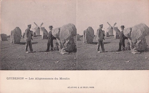 Carte postale stéréoscopique