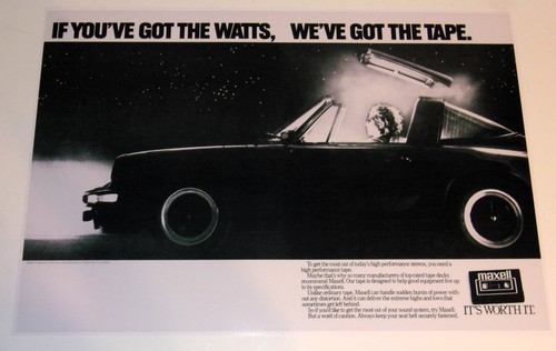 Maxell tape porsche - maxell,