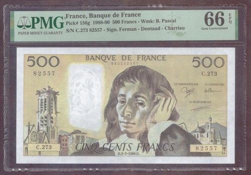 France 500 francs - france, pascal