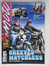 MOTO LEGENDE N°74 /HARLEY 1200 FLH/KREIDLER-SUZUKI cyclos GT/DUCATI 916 SPS