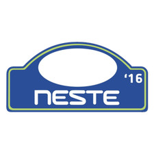 Autocollant plaque FIA WRC