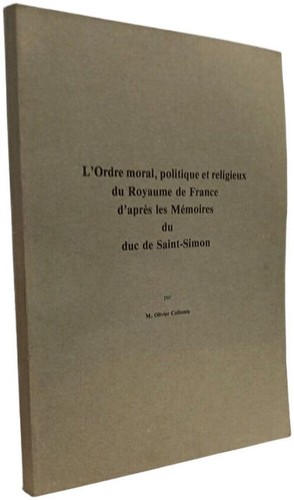 L'Ordre moral politique et