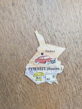 PUZZLE YOPLAIT DEPARTEMENTS Voiture Téléphone Courrier 65 Pyrénées Hautes 