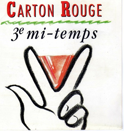 Carton rouge temps - rouge, 3e