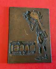 Ancienne plaque matrice