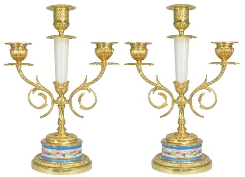 Bougeoir kaminuhr empire clock - bougeoir,