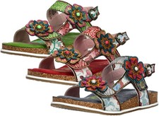 Laura Vita Sandale Femmes Plat