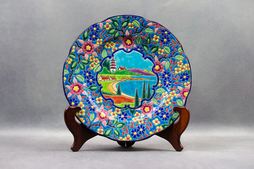 Assiette émaux longwy - Émaux, de