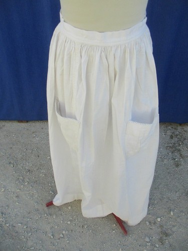 Tablier coton blanc - n°31, en
