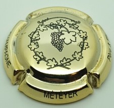 Capsule de champagne Météyer Plaqué or. TI