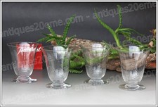 Set de 4 verres à vin n°3 en cristal de Baccarat pour Christofle - Wine glasses