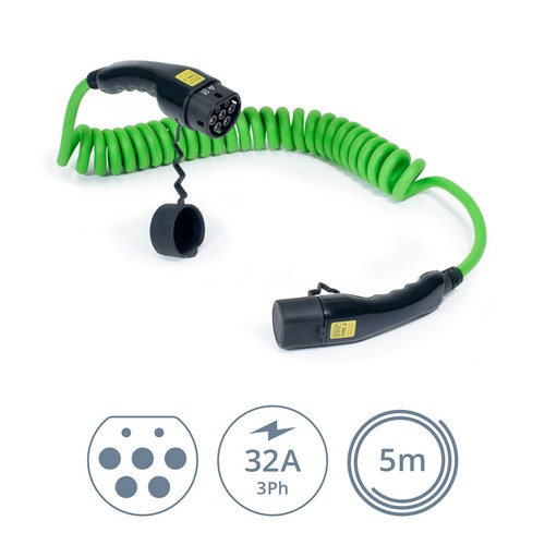 Câble charge typ2 32a - charge,