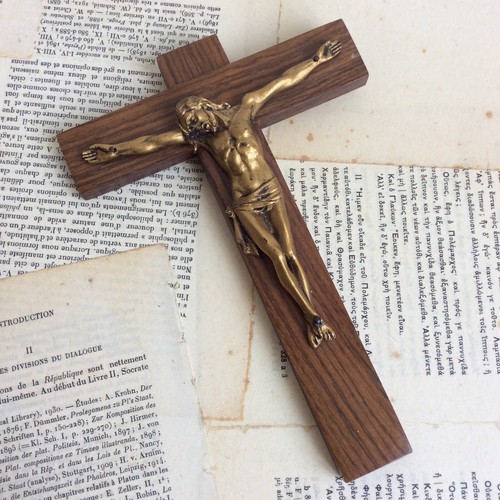 Croix signée debrie christ - signée,