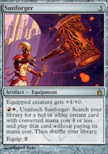 Sunforger moderate play mtg - 1x,