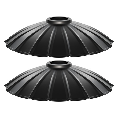 Abat jour noir 245mm - noir, Ø