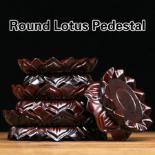 Rond Lotus Piédestal Bois