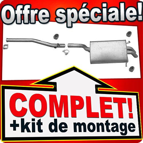 Ligne pot échappement pour - pot, d'échappement