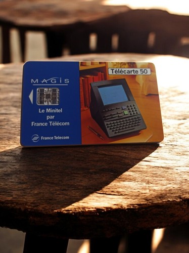 Carte téléphonique vintage