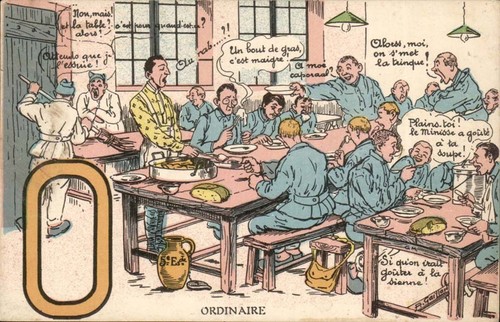 Soldats cantine scène - cantine, —
