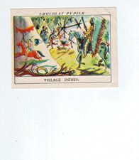 Chromo canada village indien - chromo,