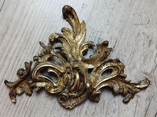 plaque Ornement ancien de meuble en bronze XIX ém