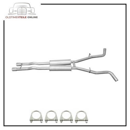 Silencieux central pour jaguar - silencieux,