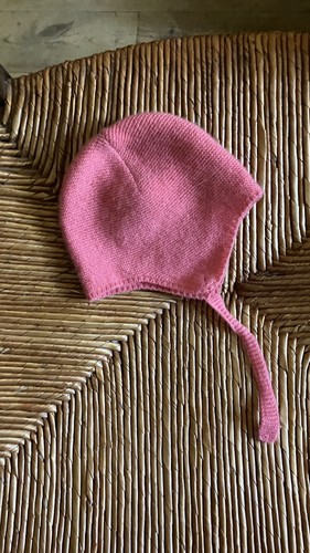 Bonnet rose taille bonpoint - 1,