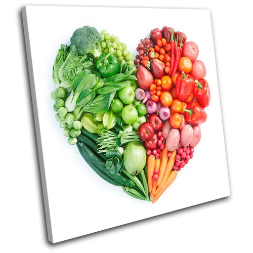 Fruit veg heart food - veg,