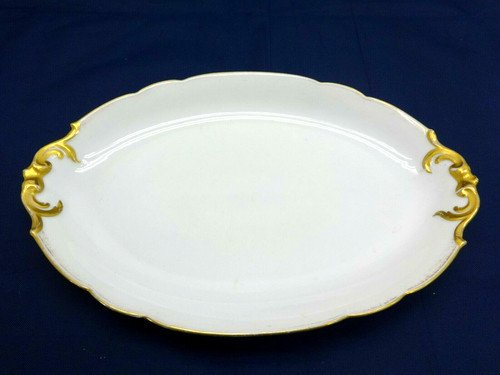 Plat servir ovale antique - ovale,