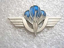 TRAIN PARACHUTISTES 1° RTP BREVET LIVRAISON PAR AIR CT2 VE (ARGENTE TRANSLUCIDE)