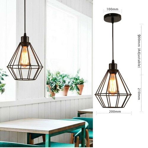 Suspension cage vintage - de, e27