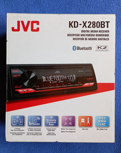 Jvc x280bt single din - jvc,