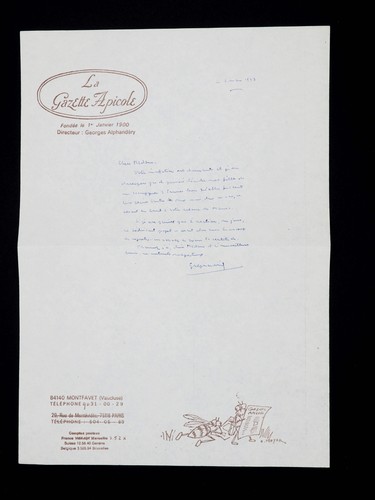 Georges alphandery lettre - georges,