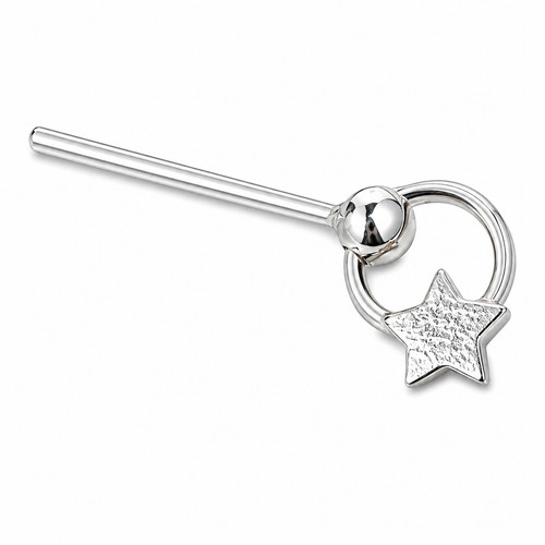 Bague mobile clou nez étoile