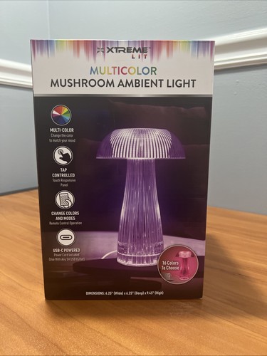 Xtreme lit multicolor mushroom - xtreme,