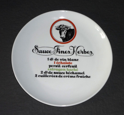 Rare assiette sauce fines - ,
