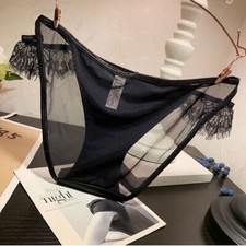 Femmes Sexy Lingerie Short Culotte Slip Satin Dentelle Maille Pur Respirant