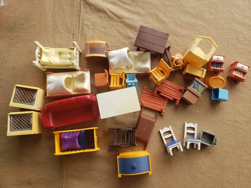 Lot playmobil mobilier de - -,