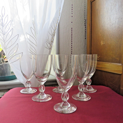 Verres vin en - verres, cristal