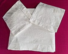 Parure de lit coton brodé