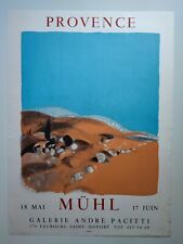 Roger Mühl Affiche Exposition