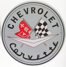 Plaque publicitaire ronde en