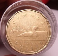 Roll (20 Coins) Canada mixed Loonies 1987-2004~Free Shipping