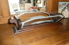 CENTRE DE TABLE BOIS ET VERRE