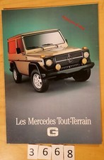 MERCEDES 240 GD/ 300 GD/ 230 GE/ 280 GE Prospectus Fr 6 pages 08/1986