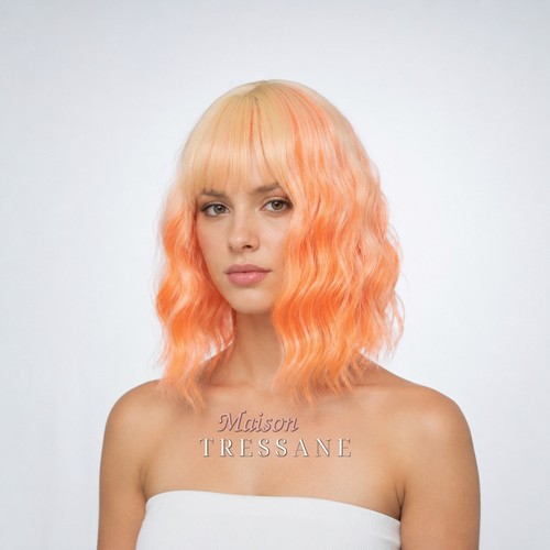 Perruque femme orange blond - femme,